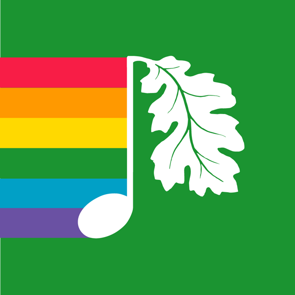 logo and brand identity for the Oakland Gay Men's Chorus