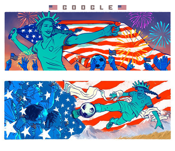 Interactive feature celebrating the 2018 World Cup and the 2019 Women's World Cup